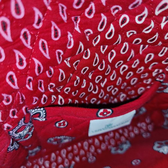 Vera Bradley Retired Red Bandana Shoulder Bag - Picture 2 of 4